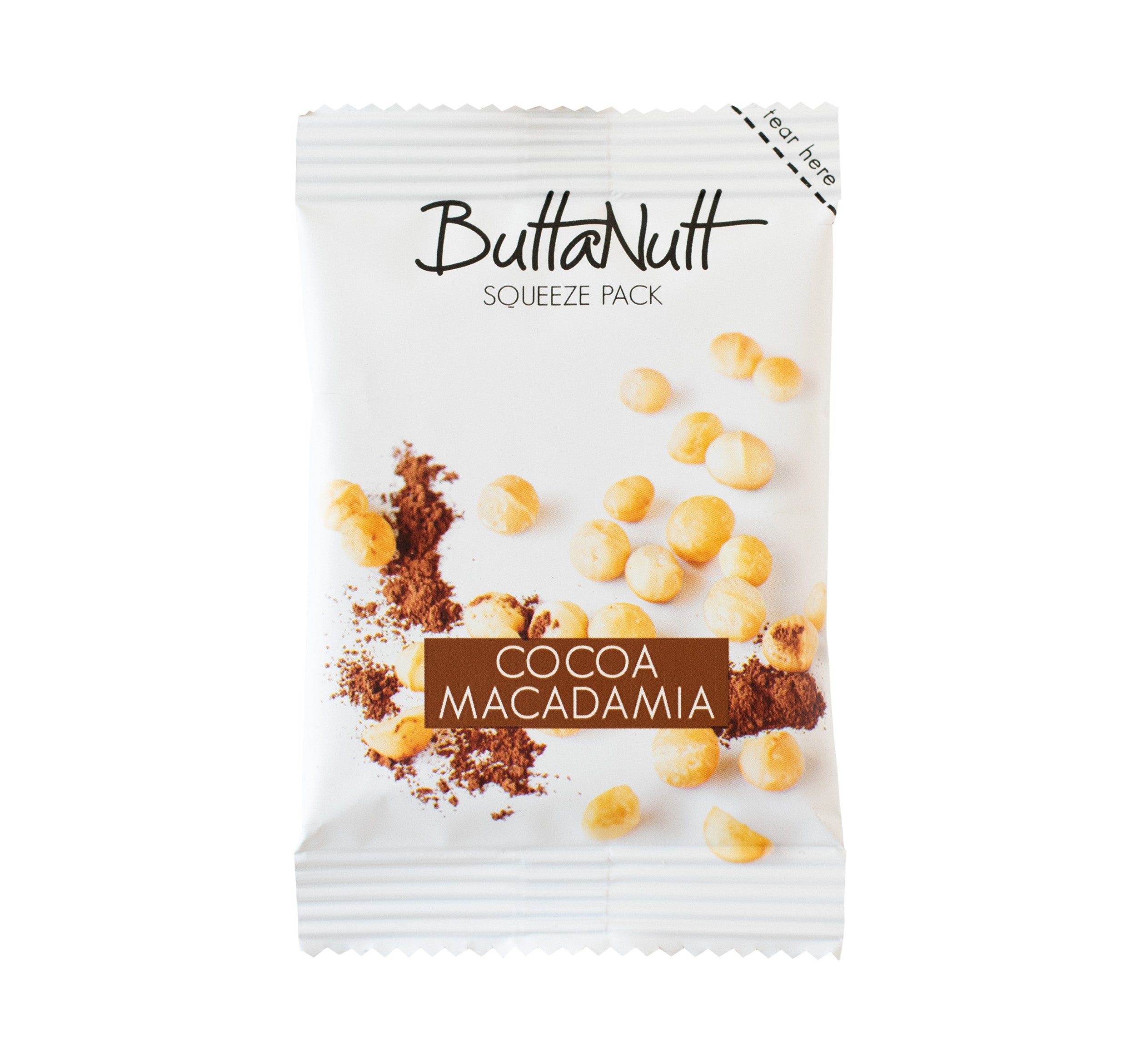 Cocoa Macadamia nut butter Squeeze Pack (32g)