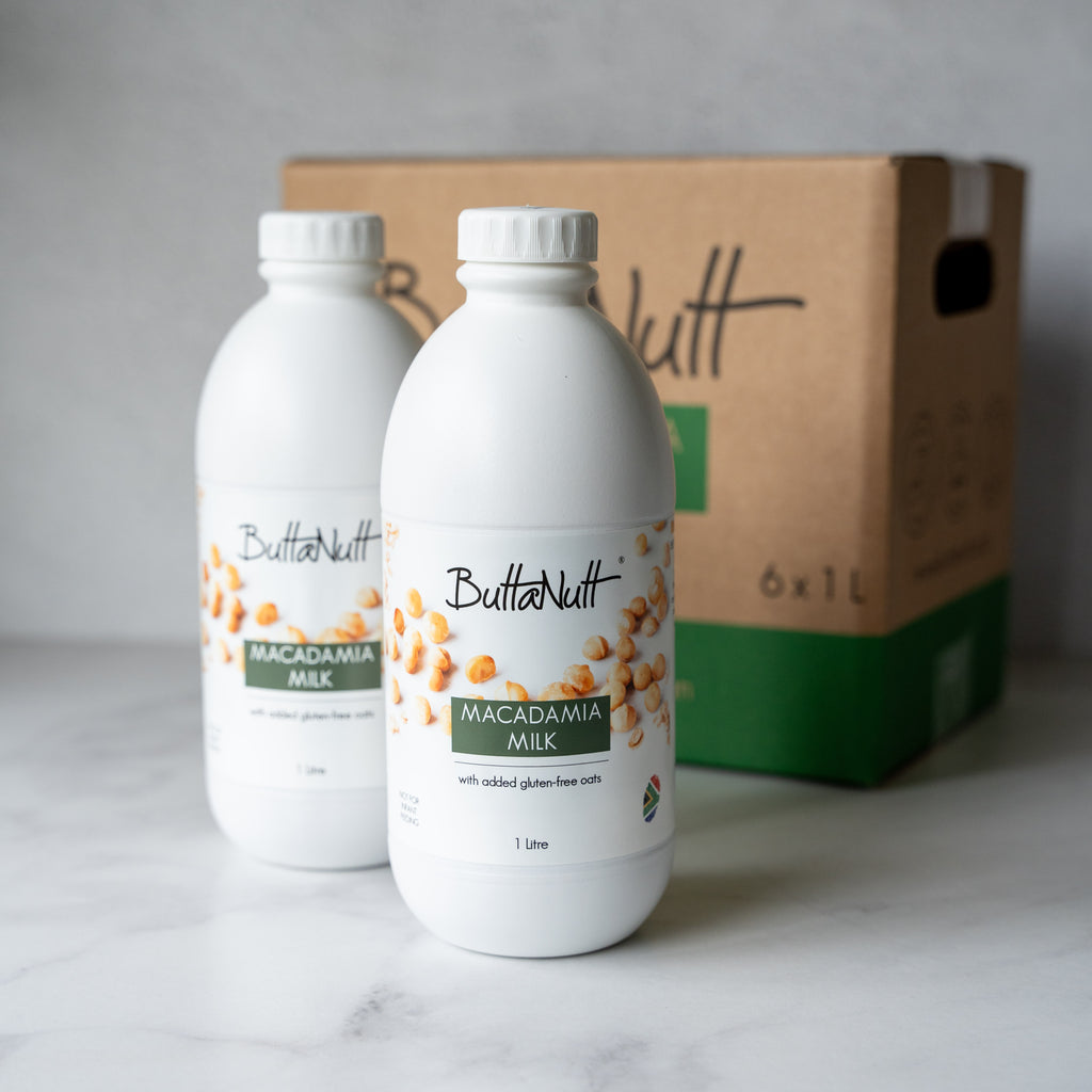 36x 1L Macadamia Milk (Unit- R24.95 ex Vat)
