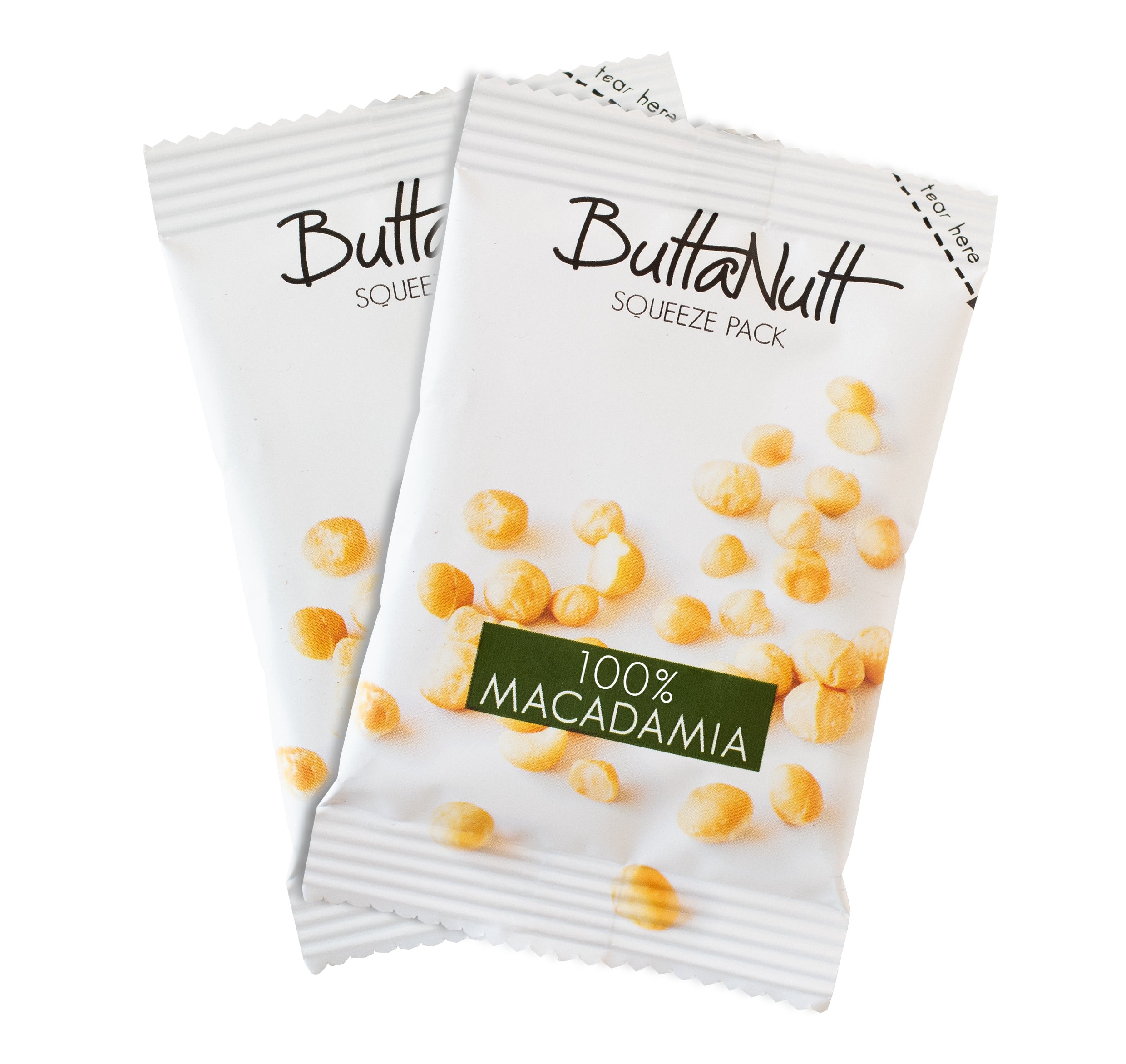 100% Macadamia nut butter Squeeze Pack (32g)