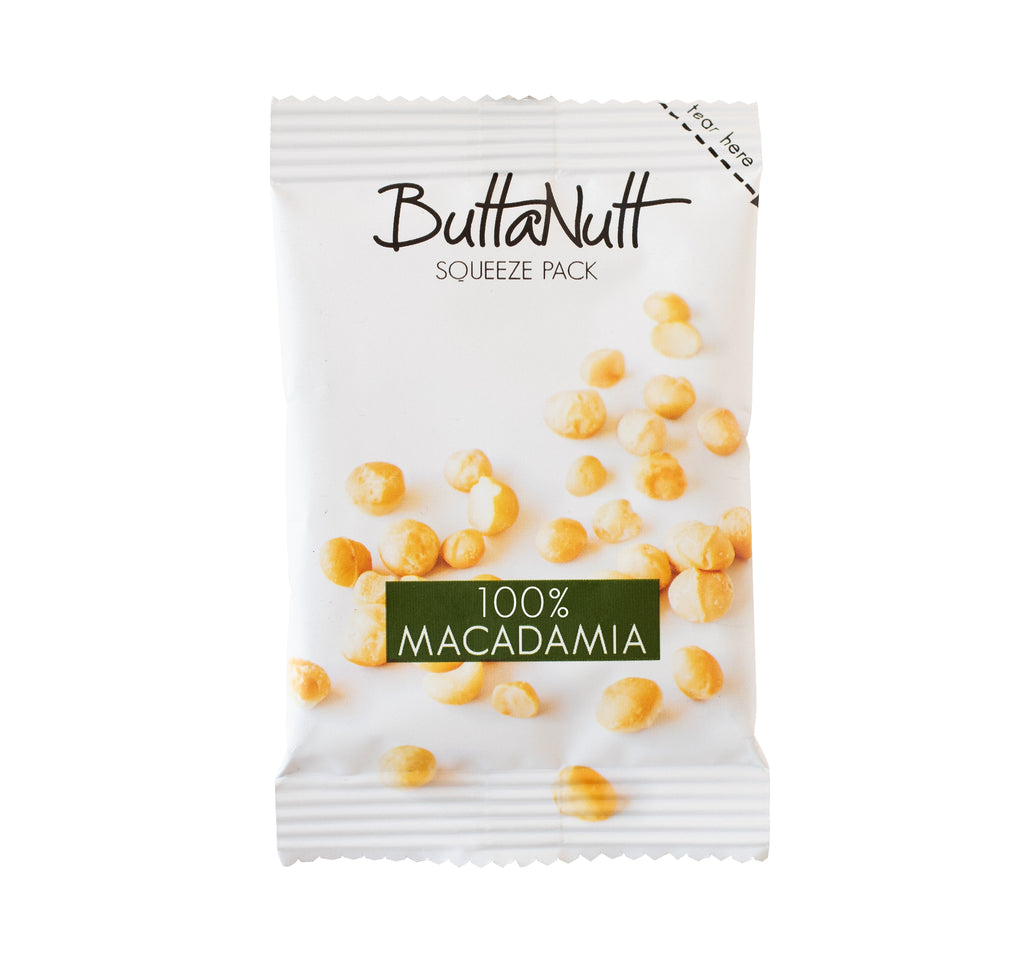 100% Macadamia nut butter Squeeze Pack (32g)